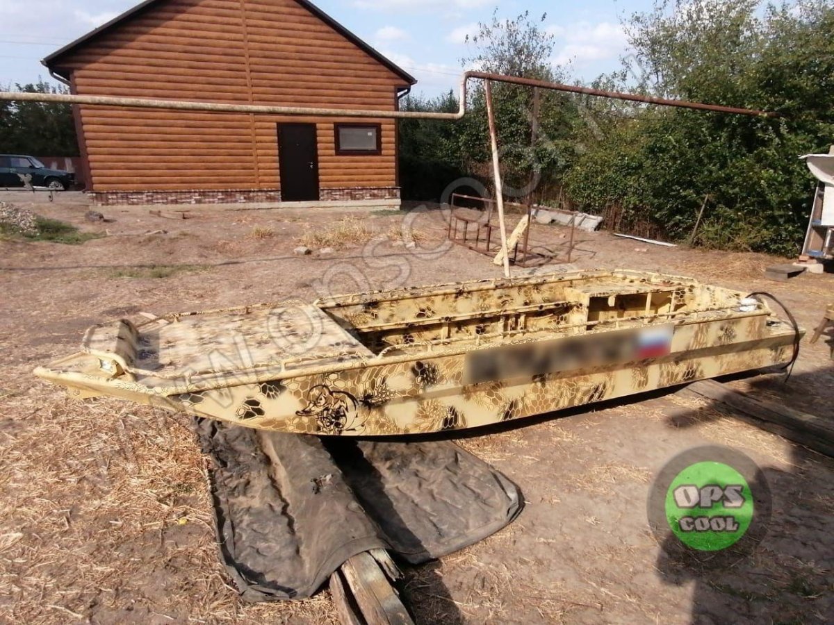 Раскладушка для лодки маскировка