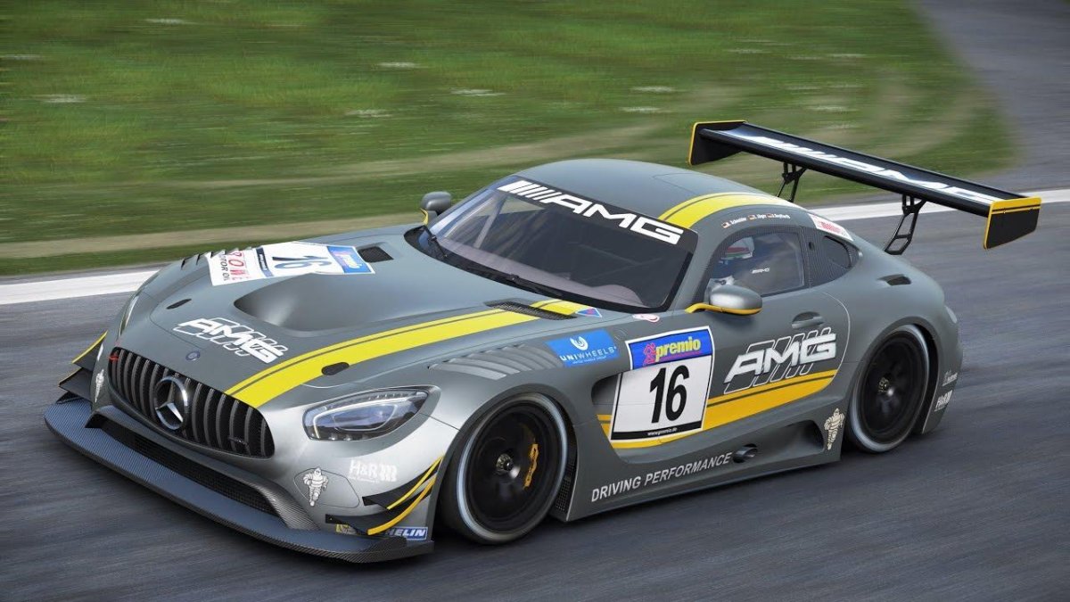 Mercedes AMG gt4 Race car