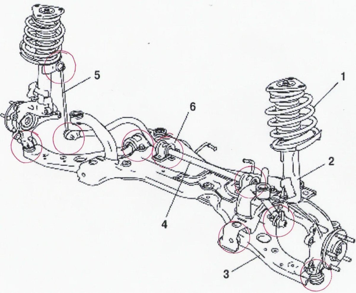 Ходовая часть Мазда 3