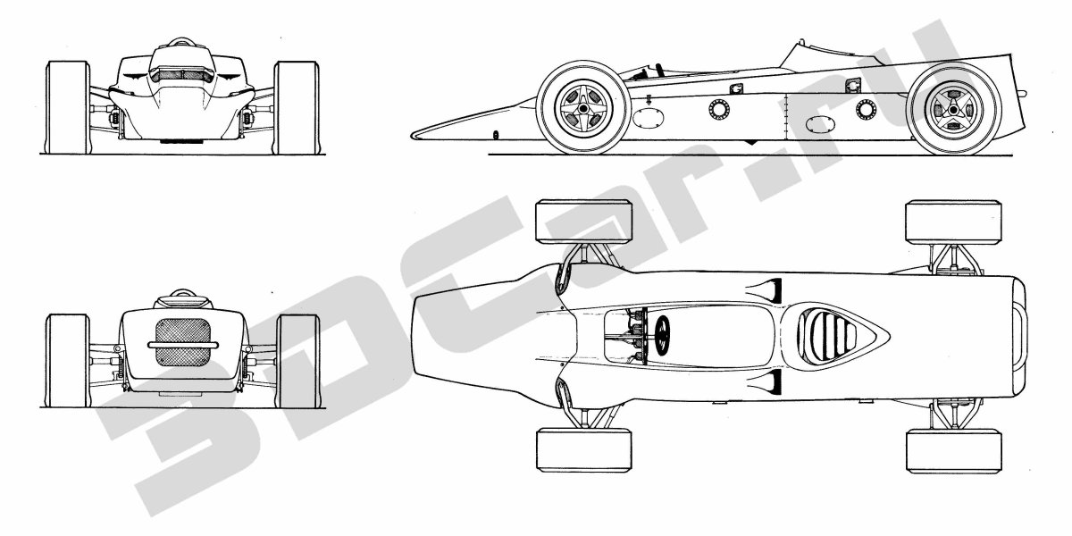 Лотус 56 чертежи