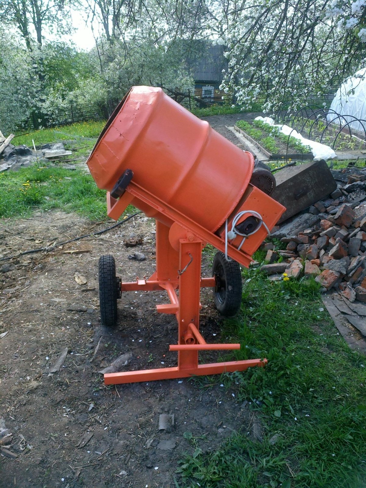 Самодельная бетономешалка