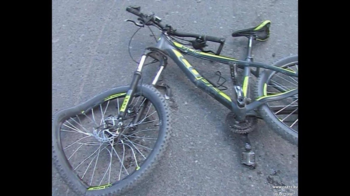 Велосипед после аварии