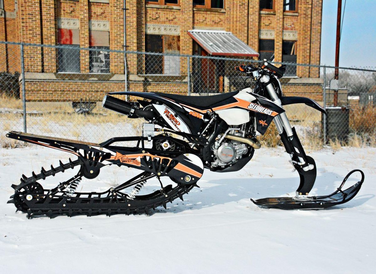 Сноубайк КТМ