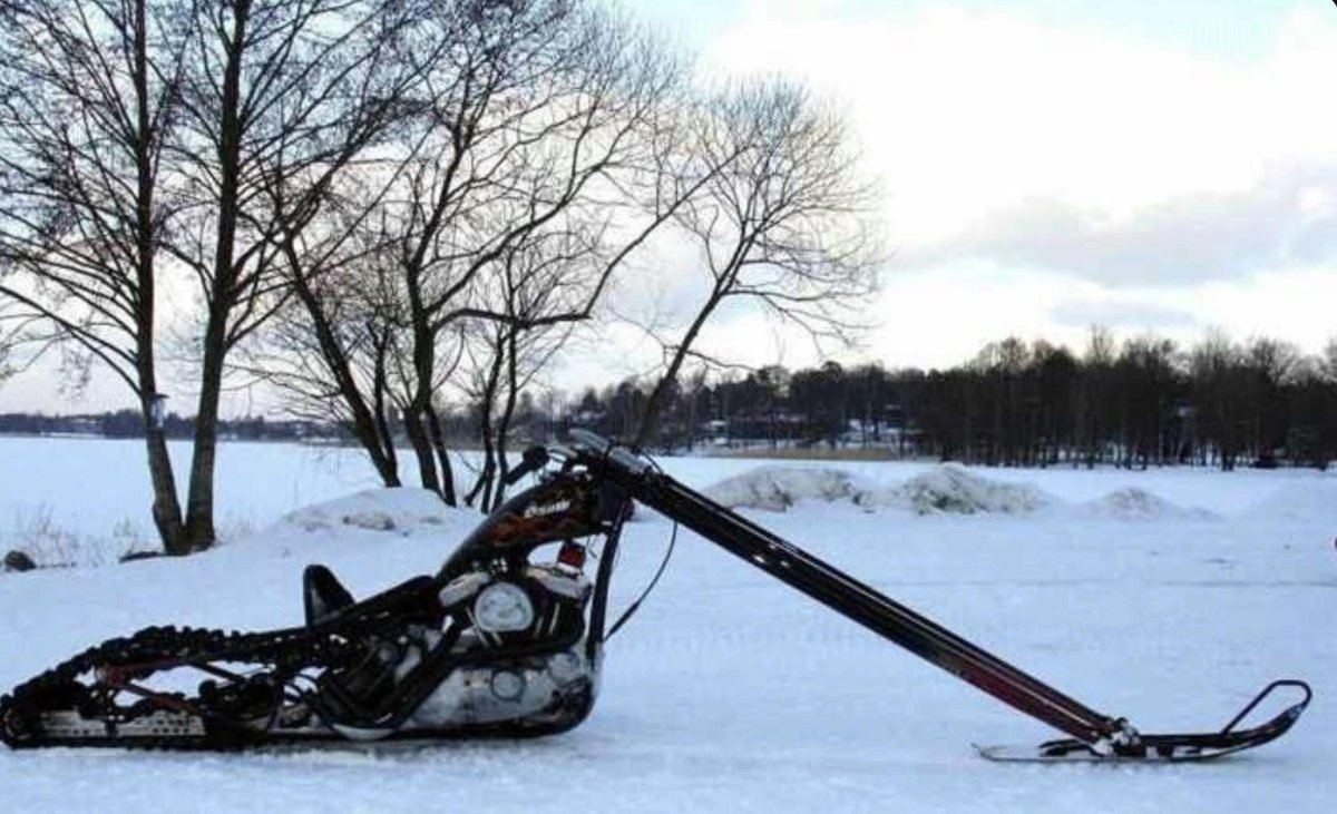Чоппер Snowbike