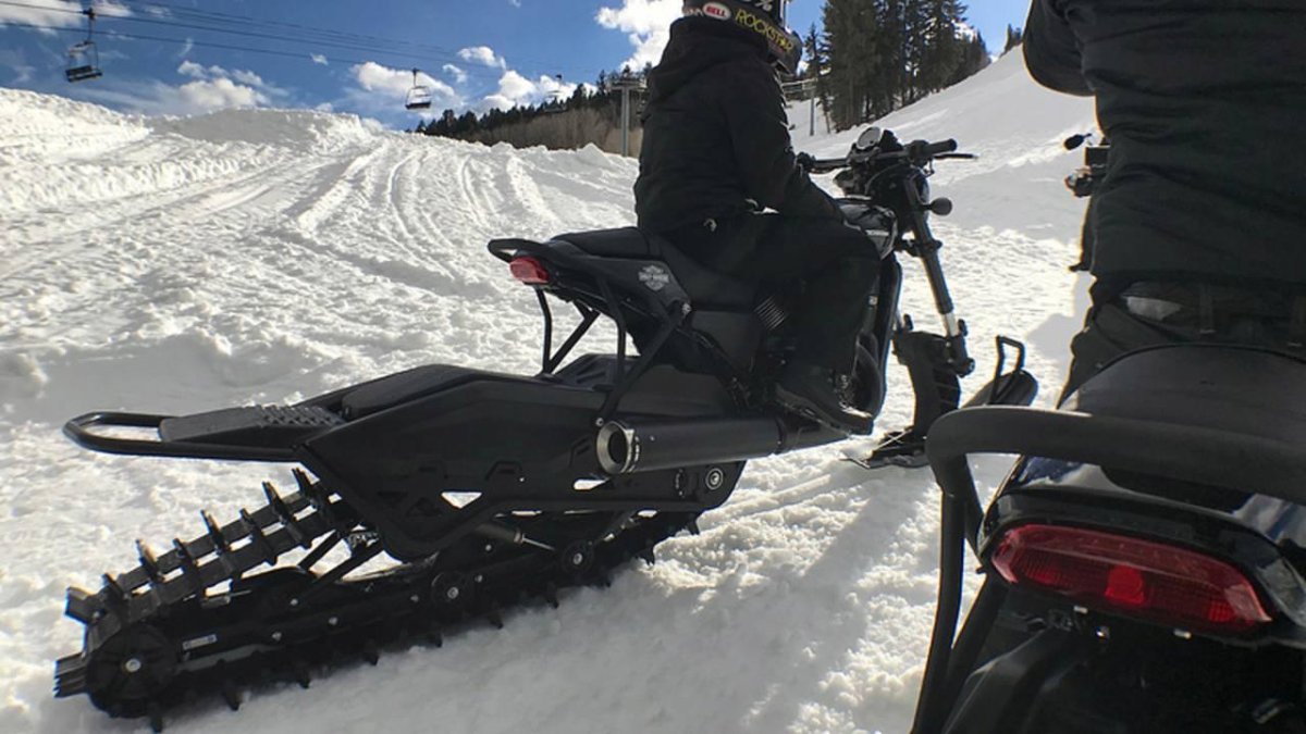 Мотоцикл зима