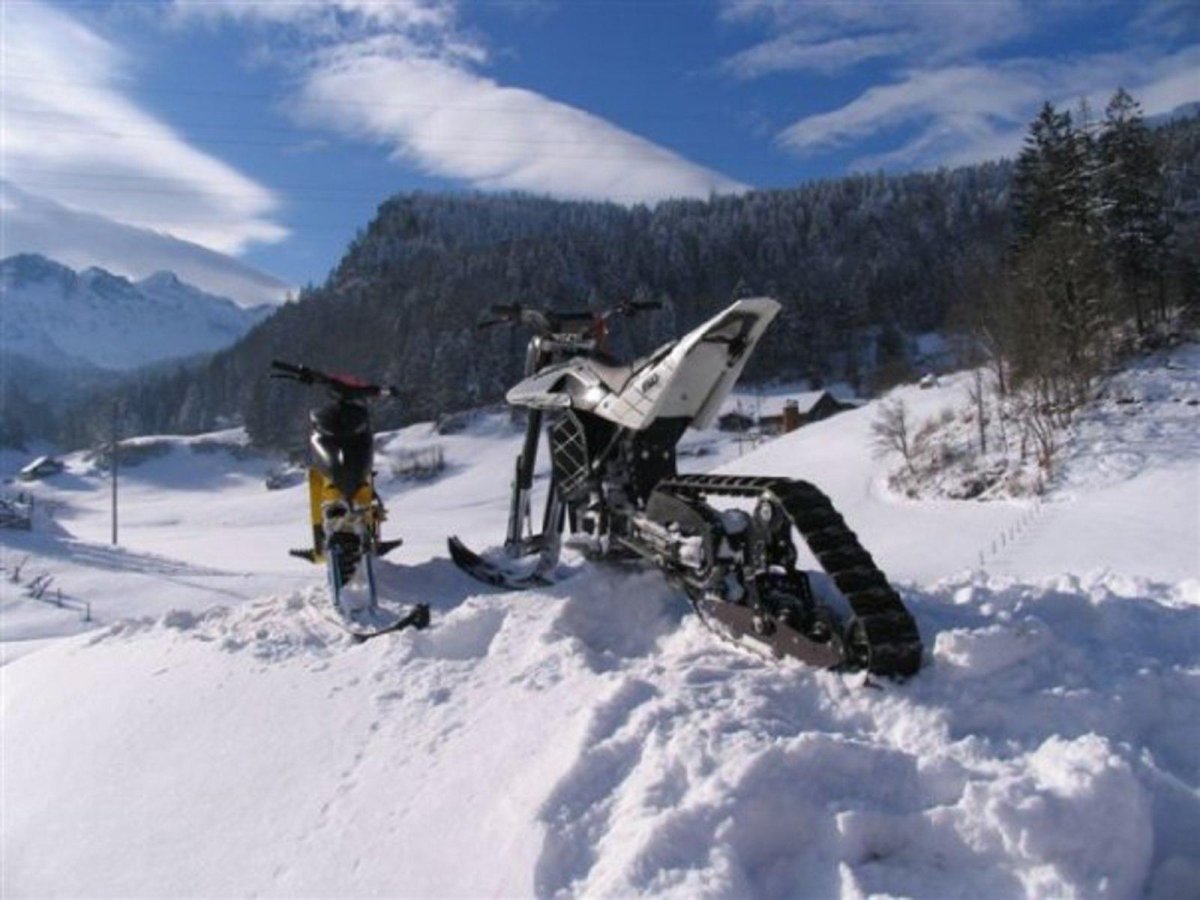 Электро сноубайк