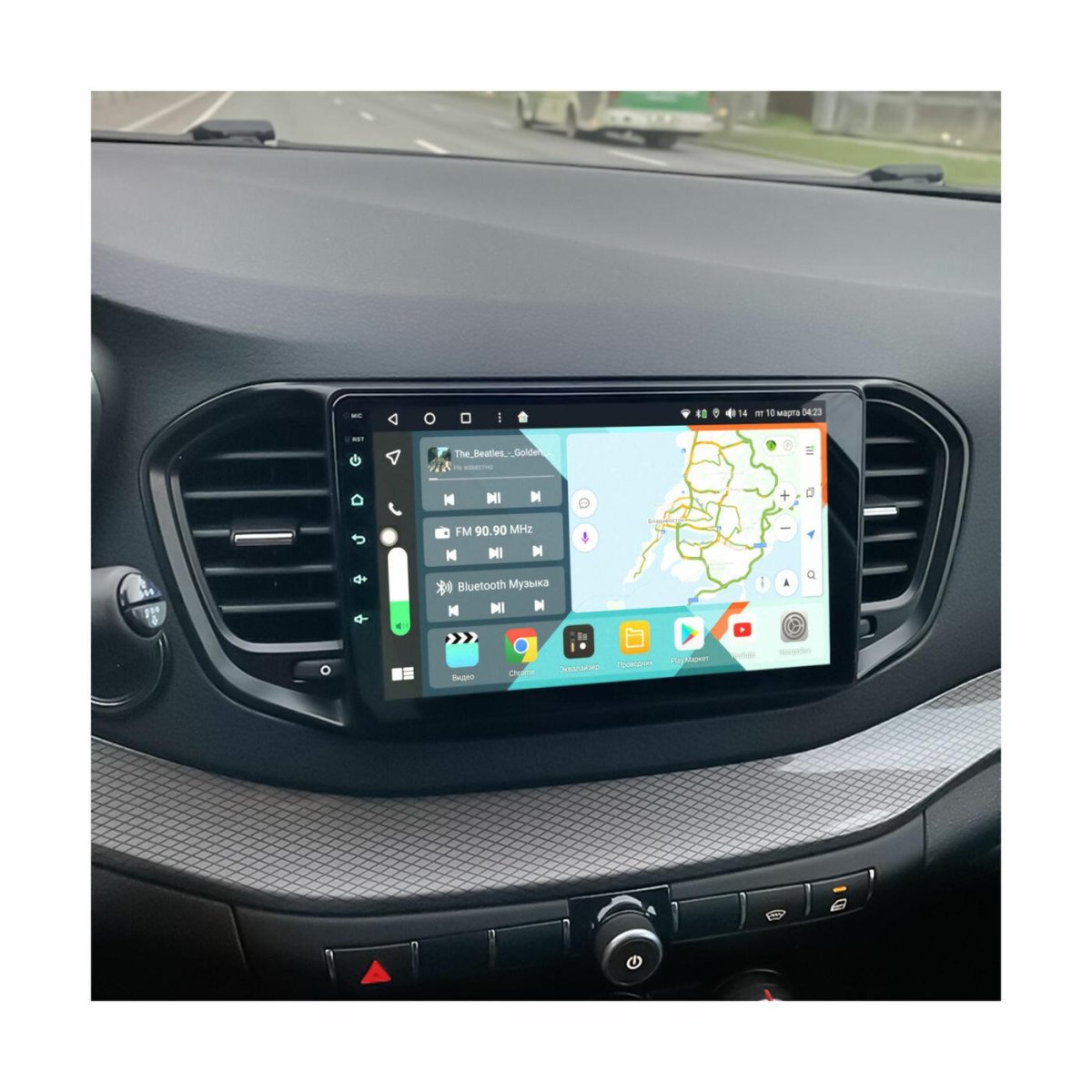 Штатная сенсорная магнитола Лада Веста