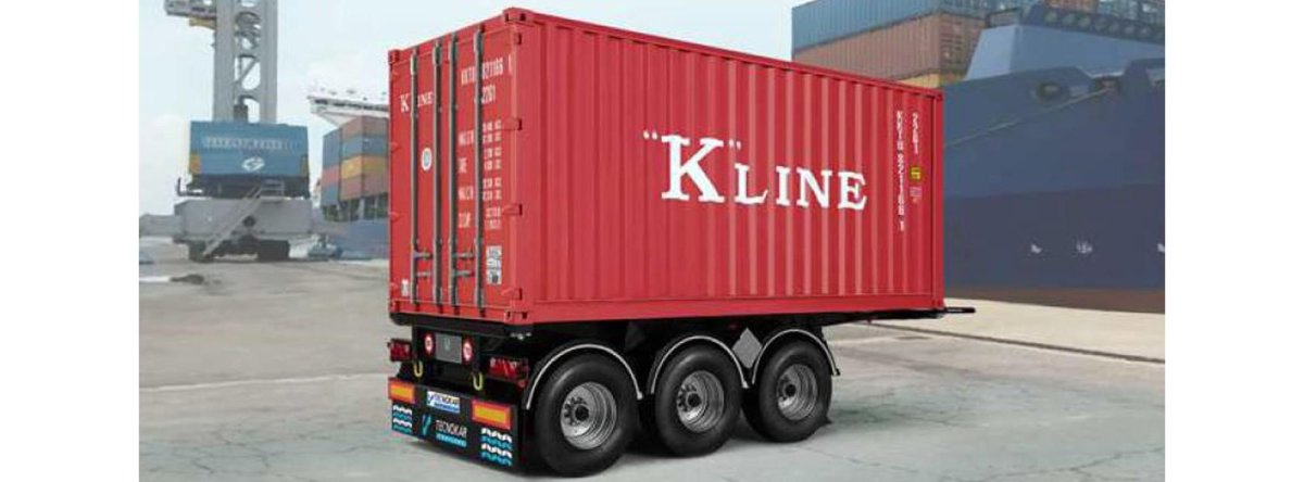 20 Фут контейнер на прицепе