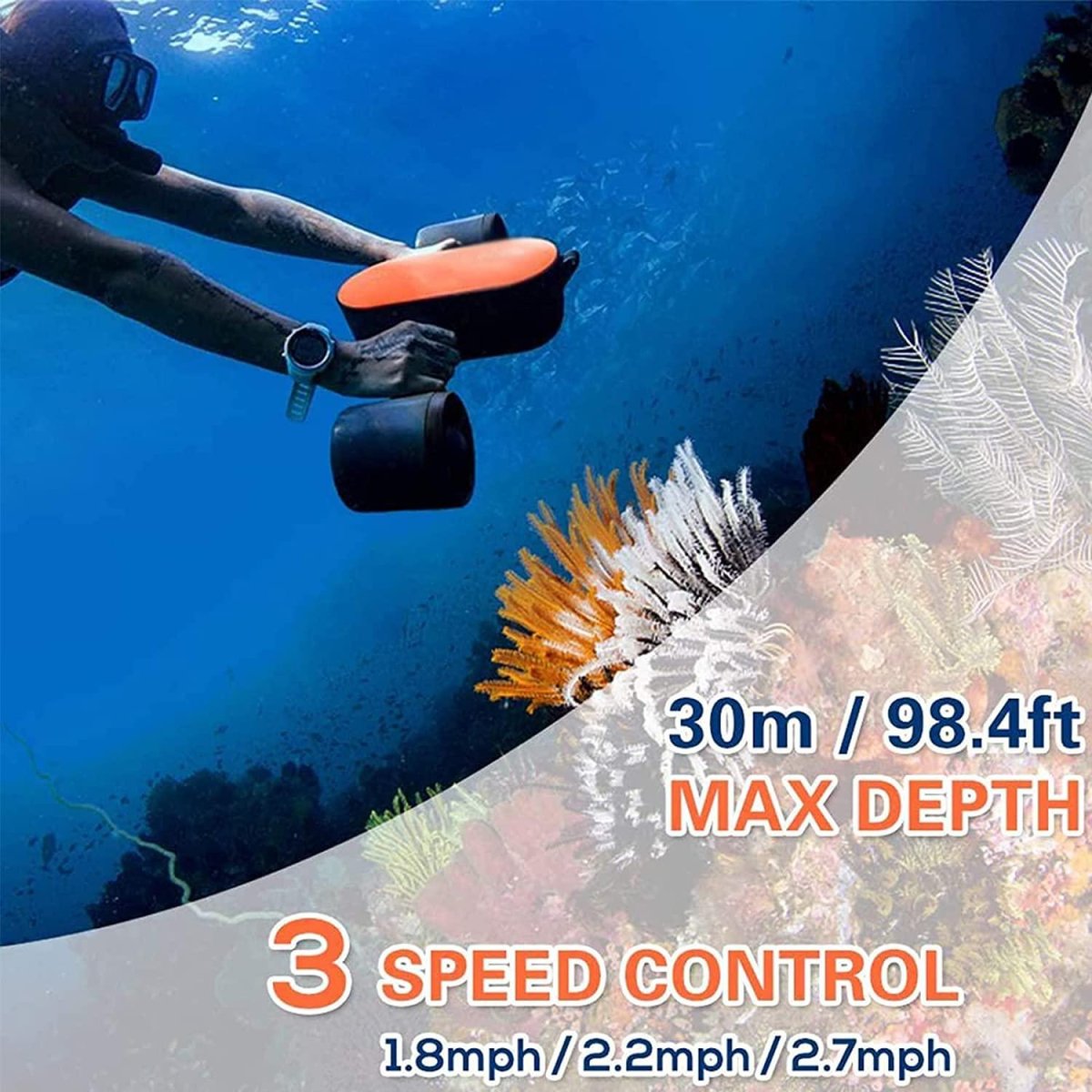 Скутер Водный на моторе