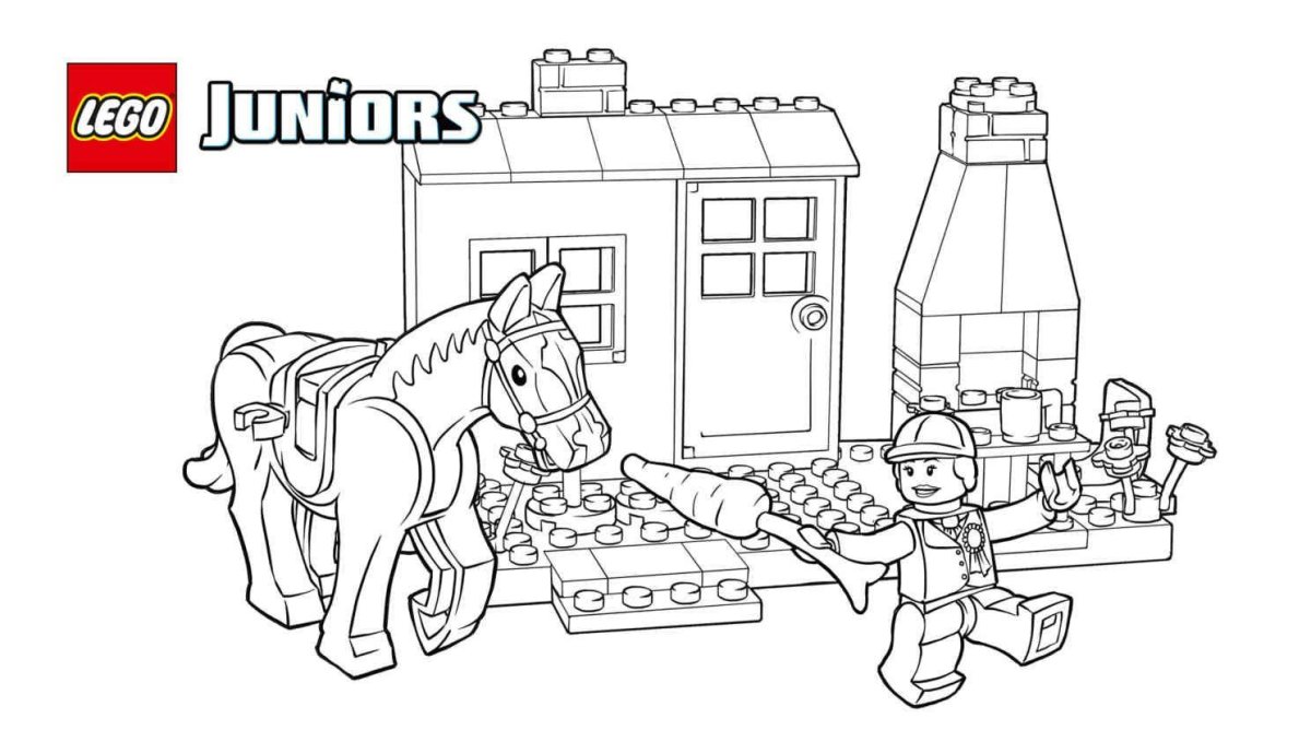 Лего Duplo раскраска