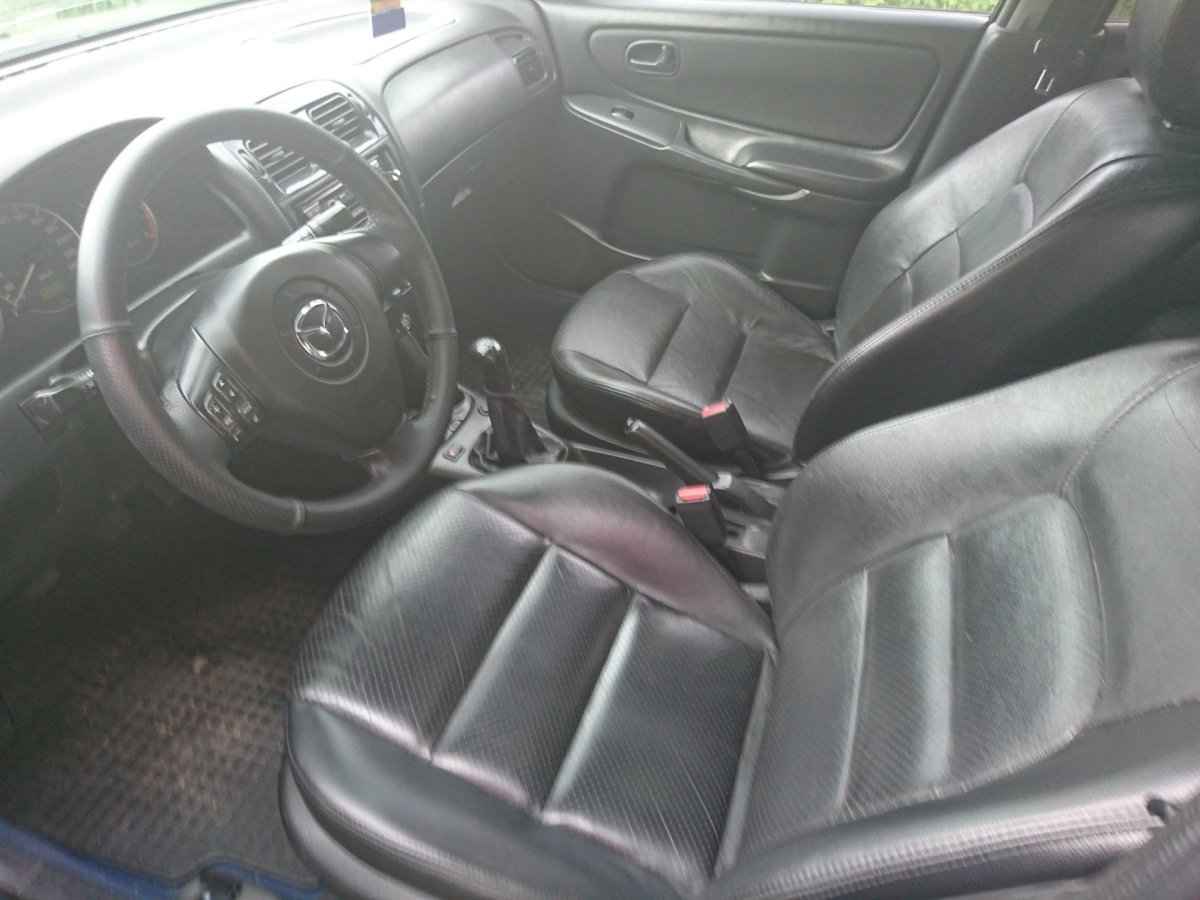 Mazda 626 gf кожаный салон