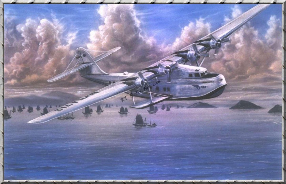 Самолет "летающая лодка" Boeing 314 Clipper