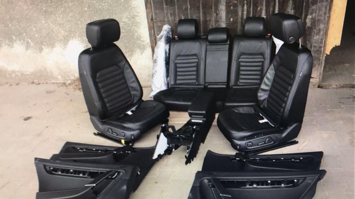 Кожаный салон Пассат б6