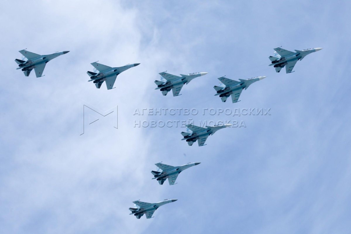 Военные самолеты в небе