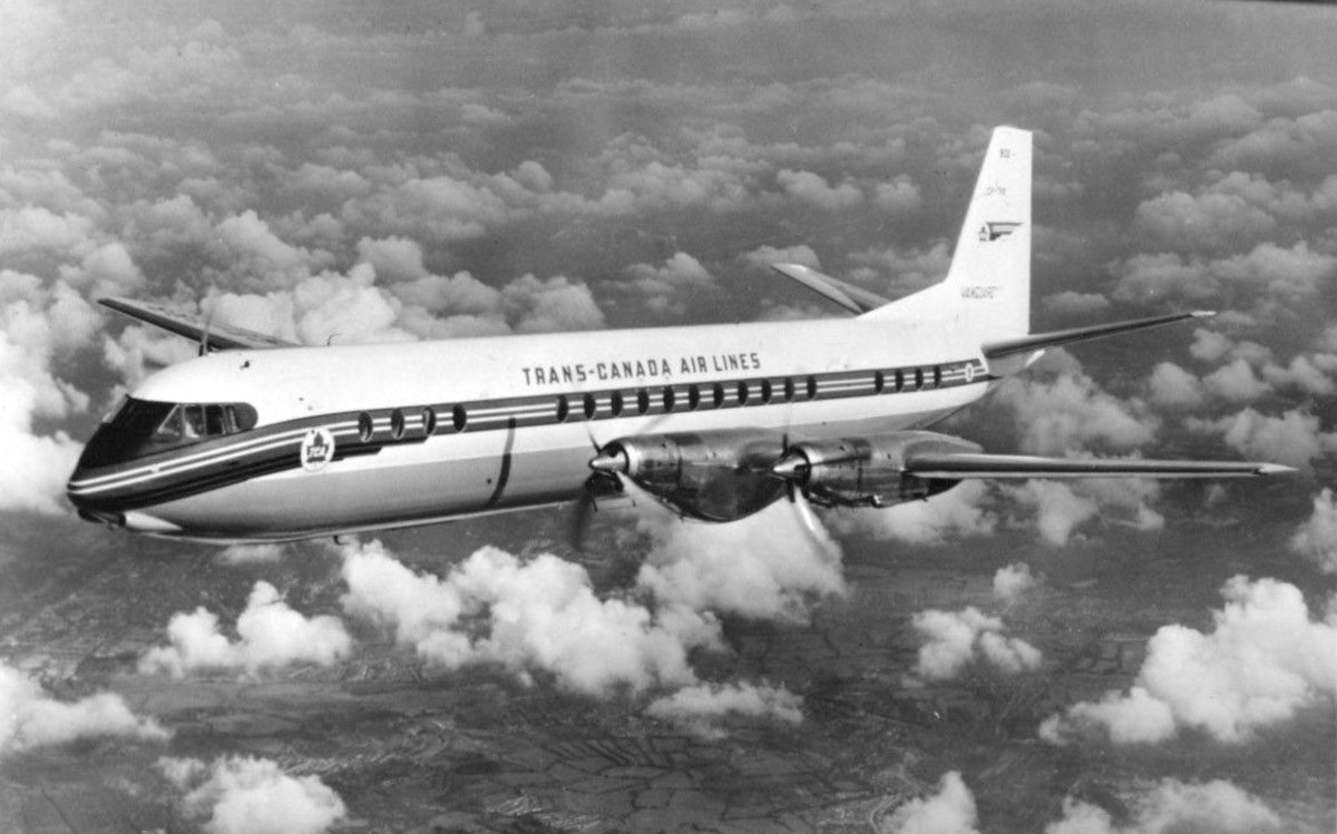 Vickers Vanguard airliner