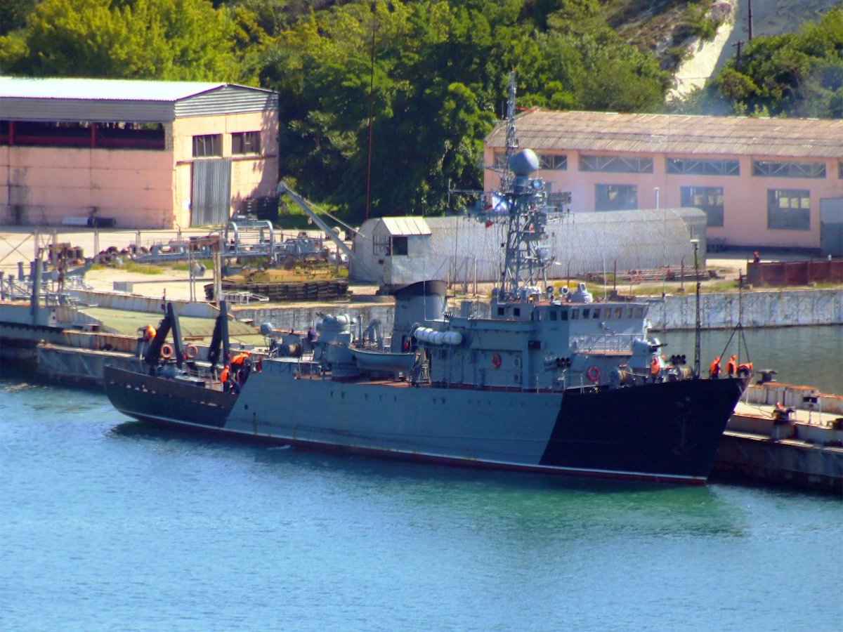 Морской тральщик Ковровец