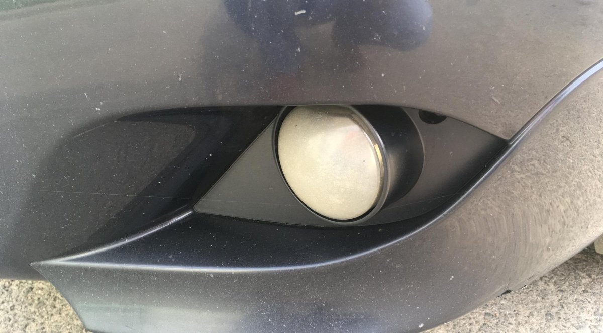 Калина 2 туманки в бампере