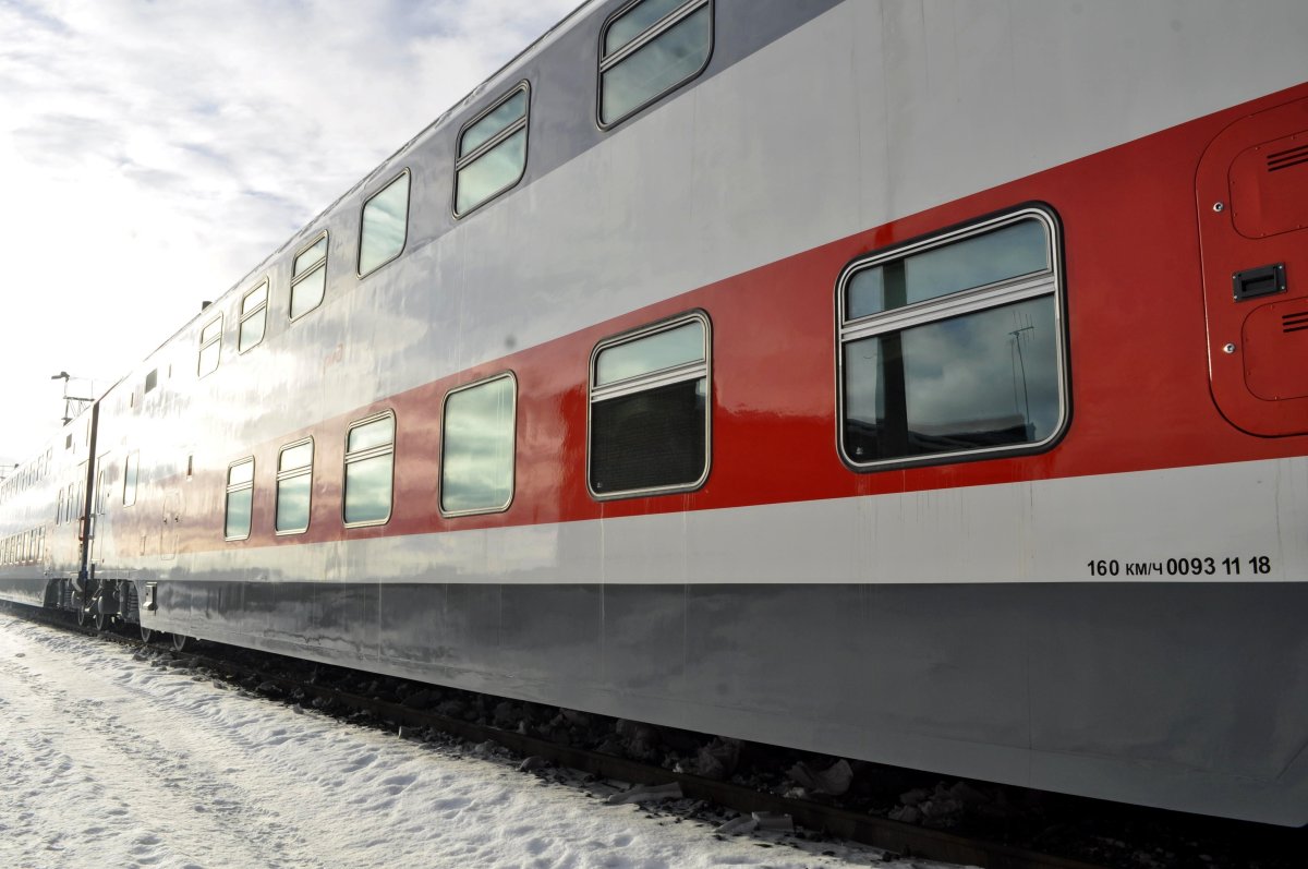 Поезд Карелия двухэтажный