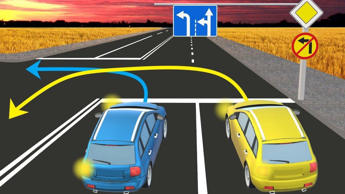 Движение в сложных дорожных ситуациях