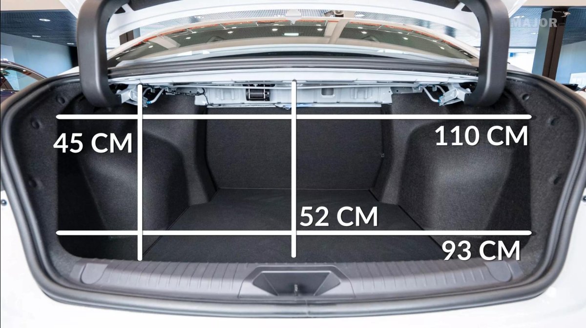 Габариты багажника Джетта 6