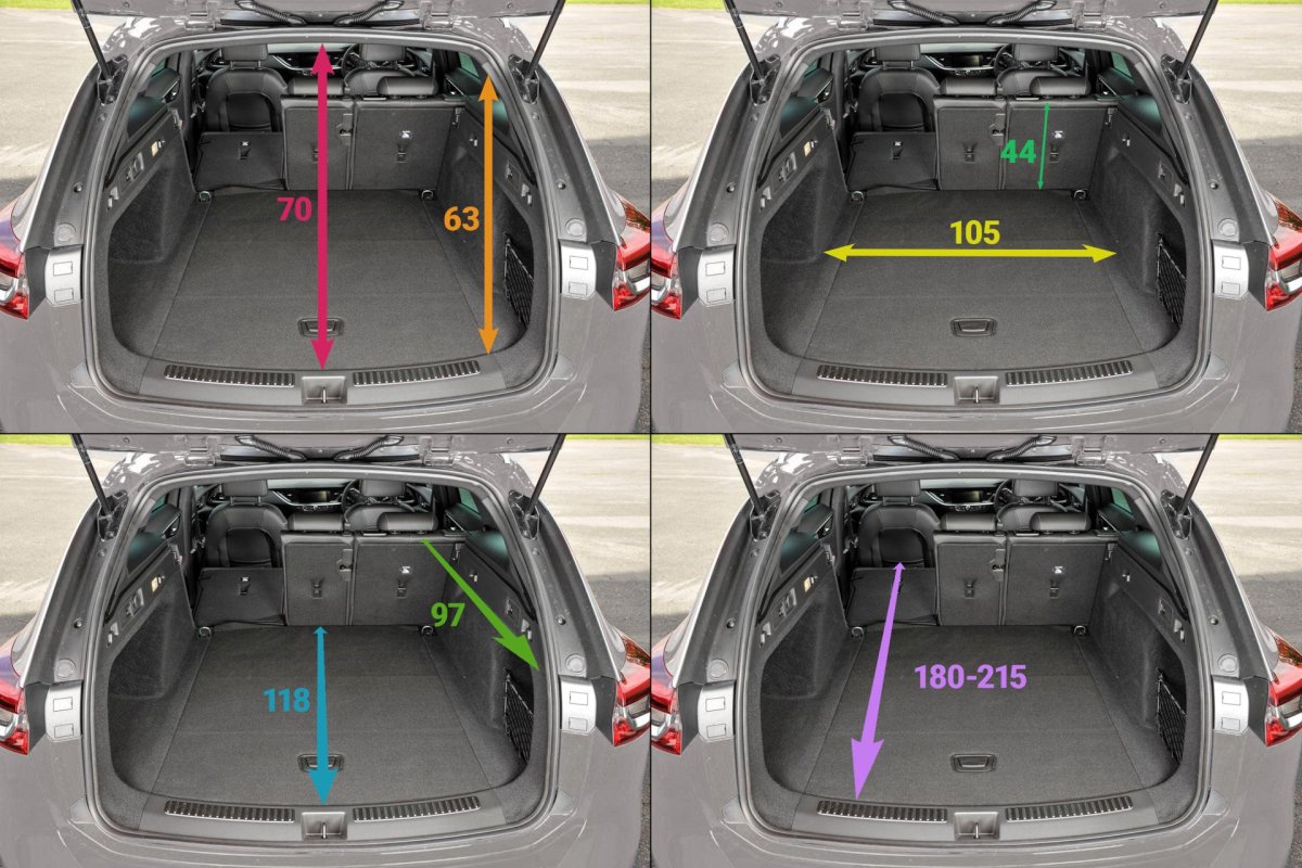 Опель Инсигния универсал габариты