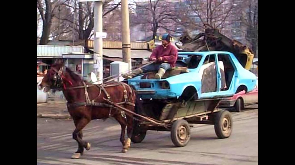 Телега для автомобиля