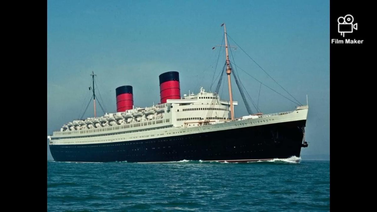 Queen Elizabeth корабль лайнер