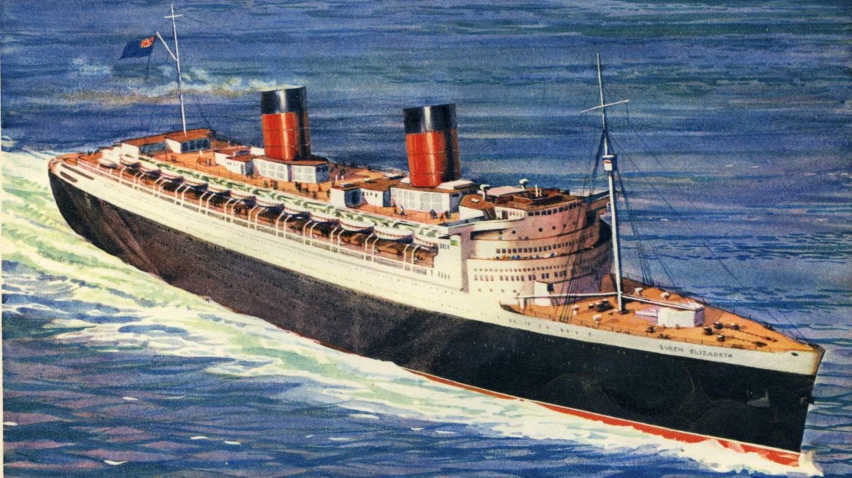 Квин Элизабет лайнер Кунард