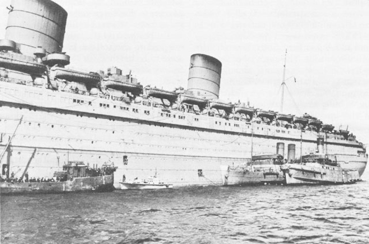 Квин Элизабет лайнер 1943