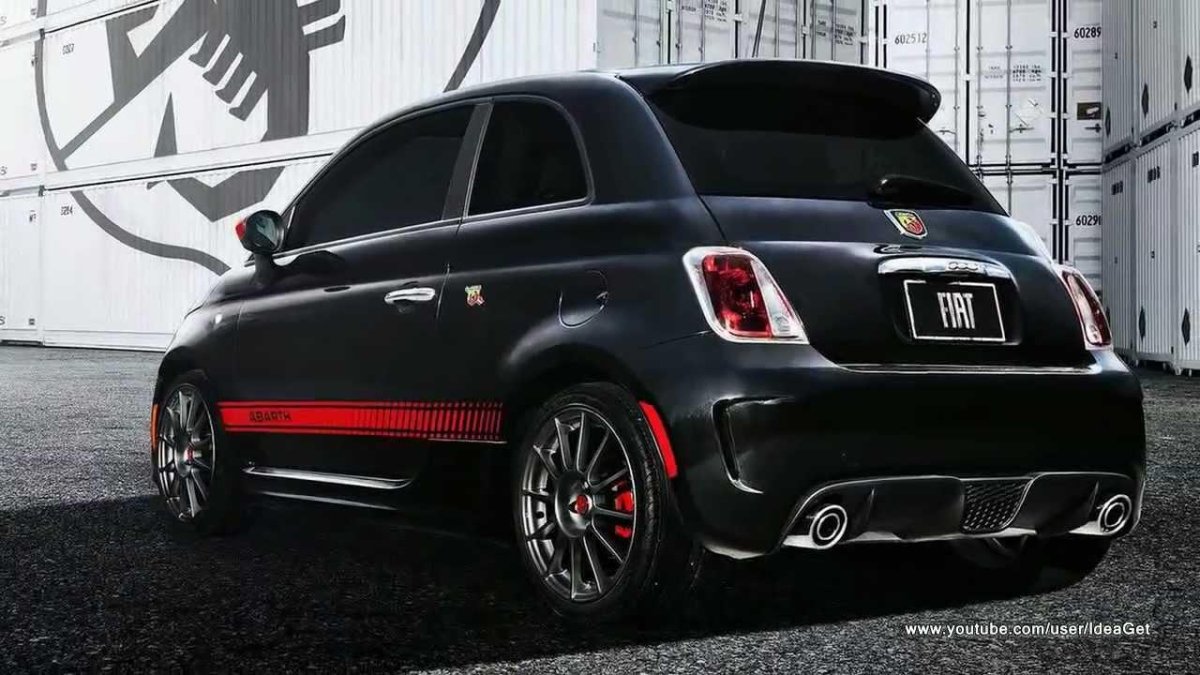 Fiat 500 Abarth чёрный