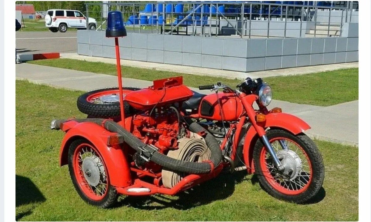 Пожарный мотоцикл Днепр 156 п