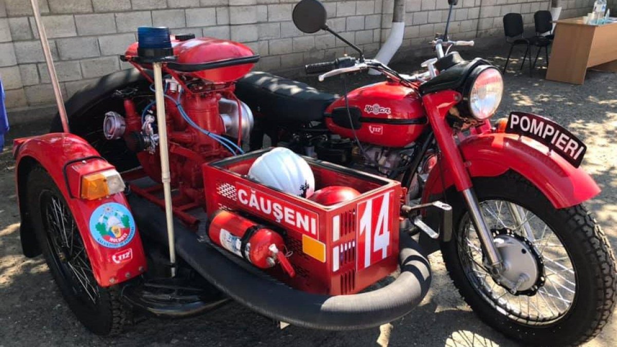 Пожарный мотоцикл ИЖ