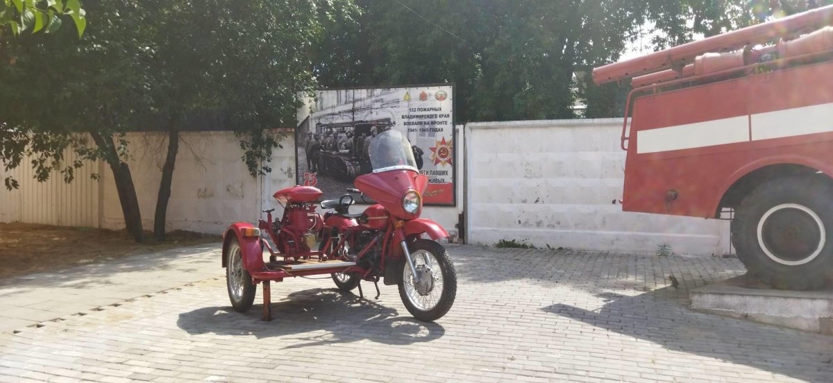 Л-600 пожарный мотоцикл