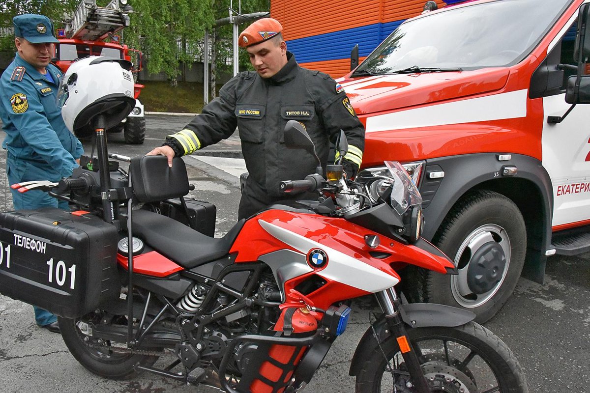 Пожарный мотоцикл f650