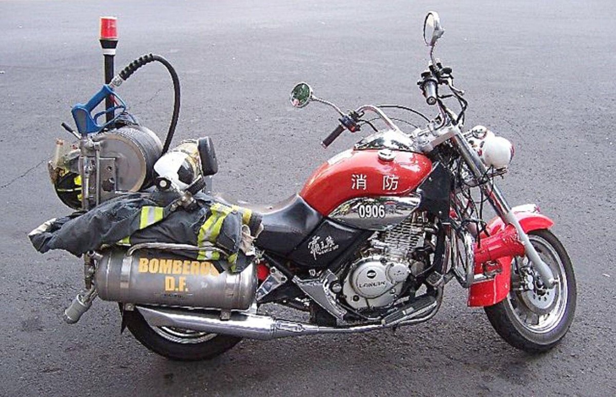 Огнетушитель для мотоцикла