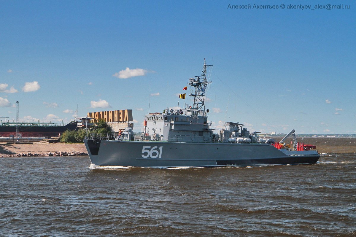 1265 Яхонт базовый тральщик