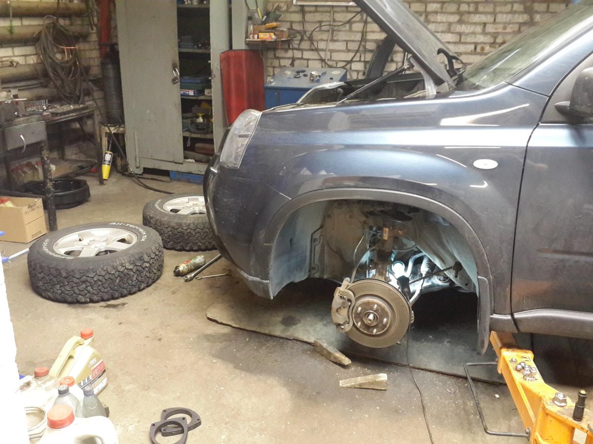 Ниссан икстрейл т31 лифт подвески