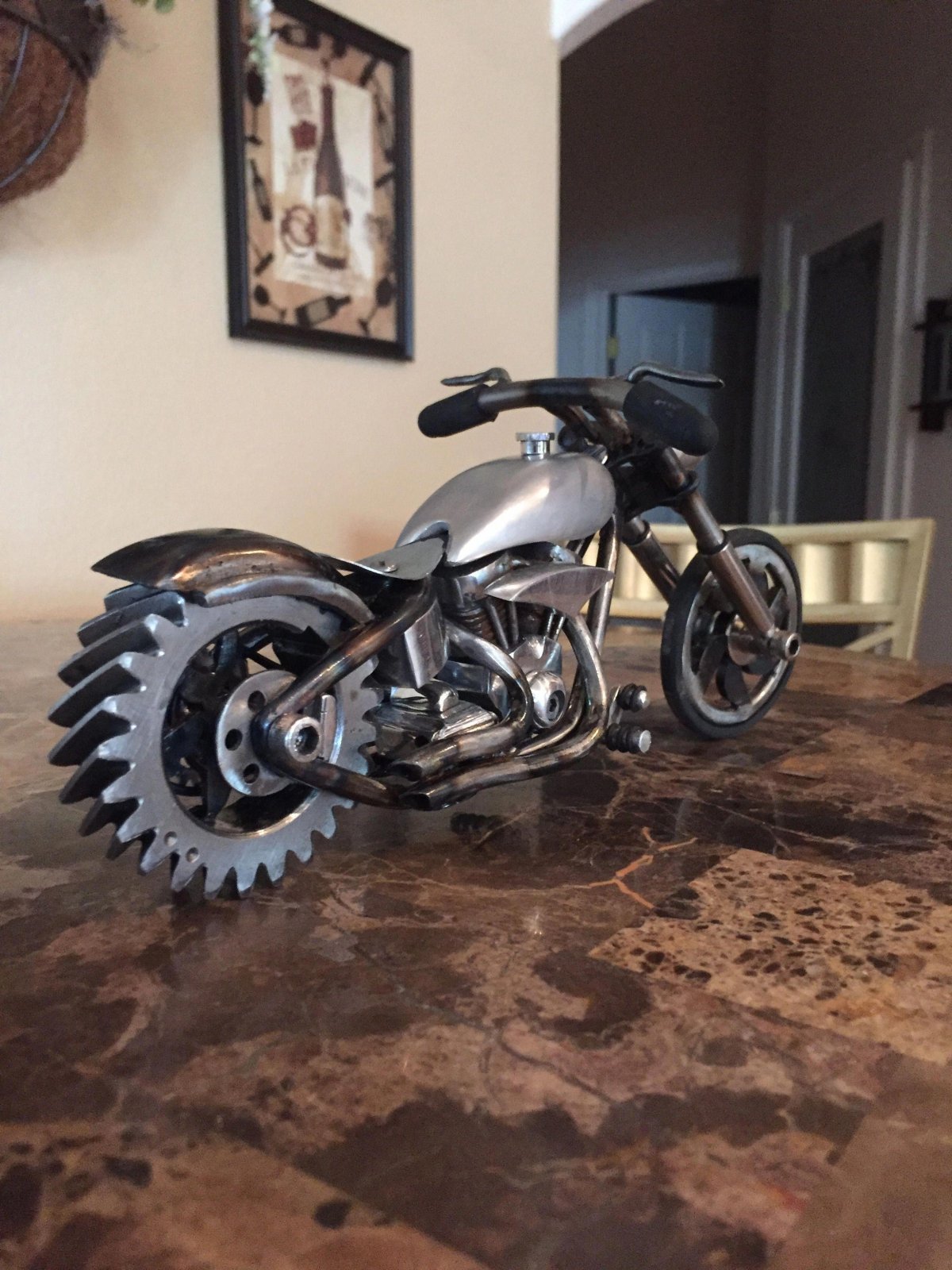 Мотоцикл из металлолома