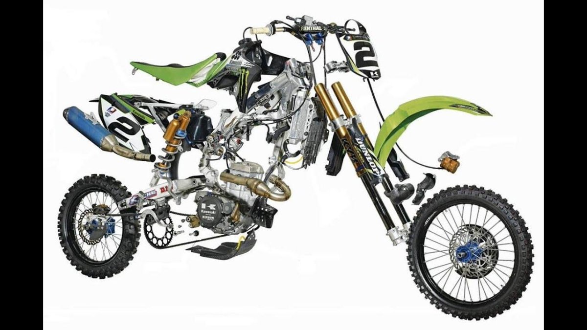 Двигатель питбайка 125 в разрезе