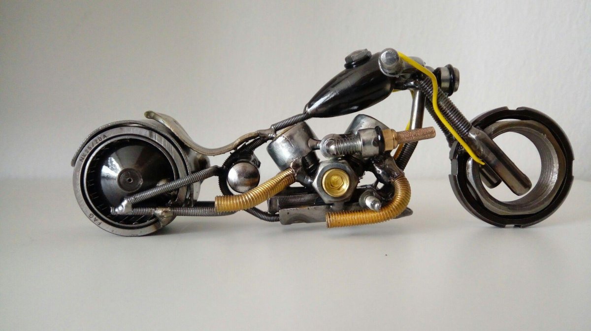 Мотоциклы поделка из металла