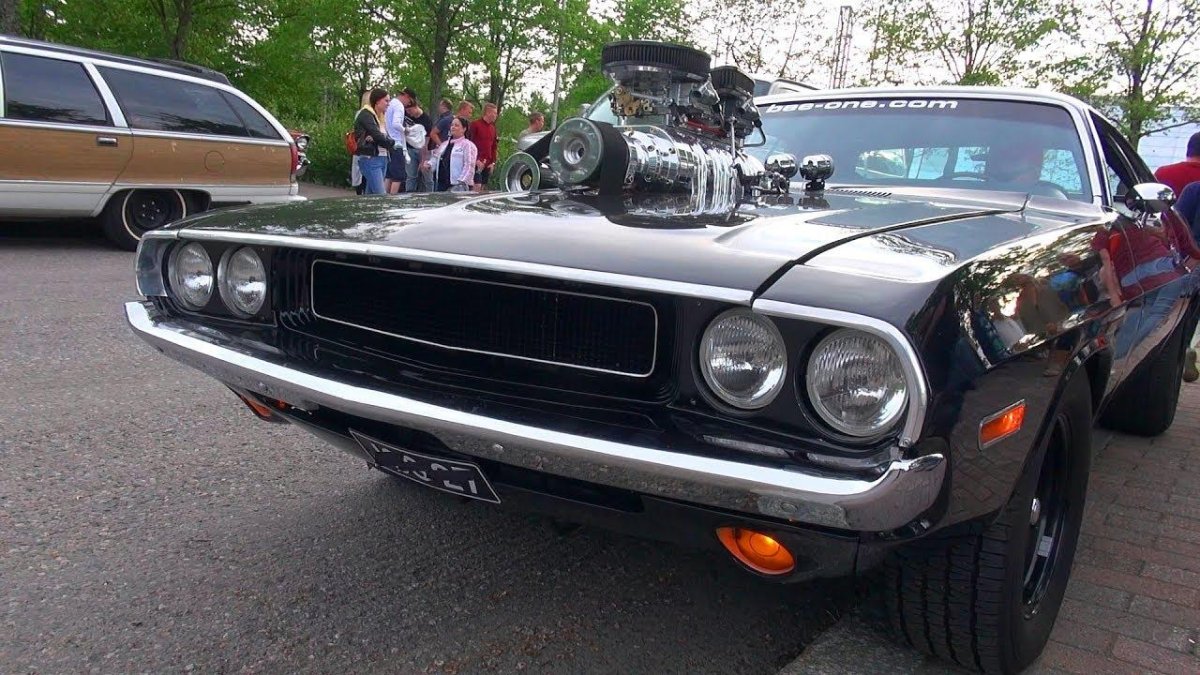 Dodge Challenger 1970 с нагнетателем