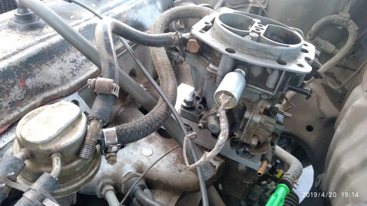 Карбюратор от ВАЗ 2108 на тойоту