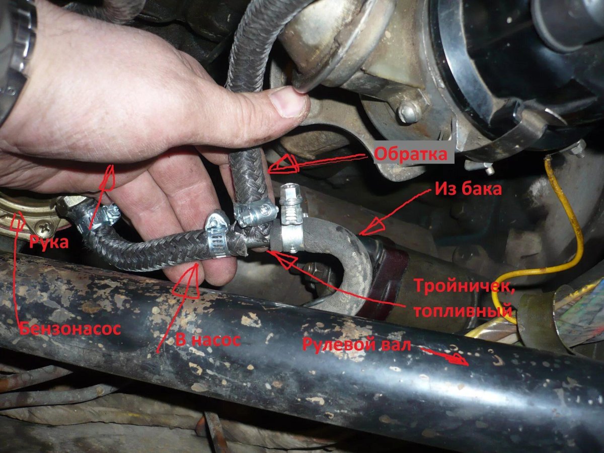 Шланг топливного насоса УАЗ Патриот