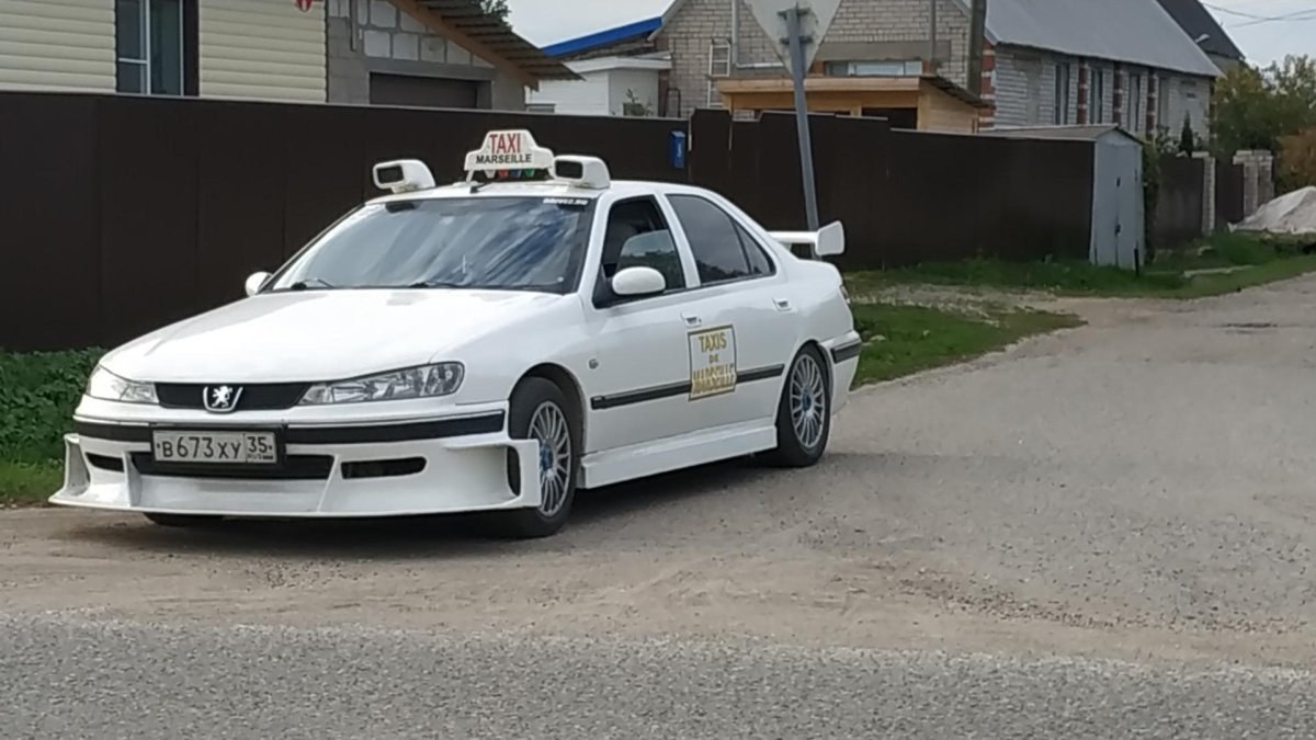 Peugeot 406 такси Марсель