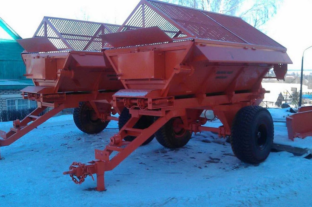 Пескоразбрасыватель прицепной для МТЗ-82