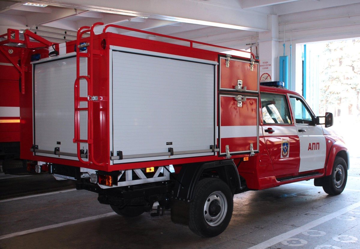 УАЗ профи пожарная машина