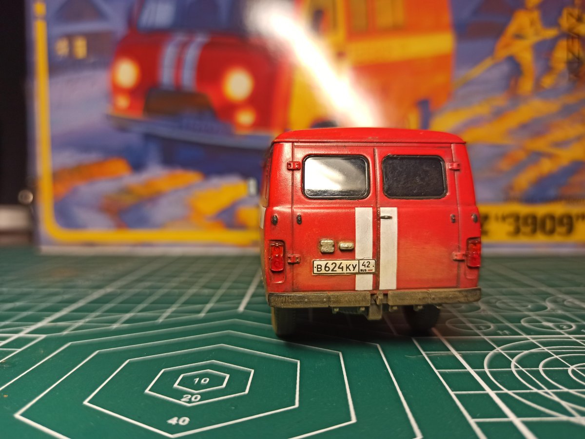 УАЗ 3909 пожарная служба салон