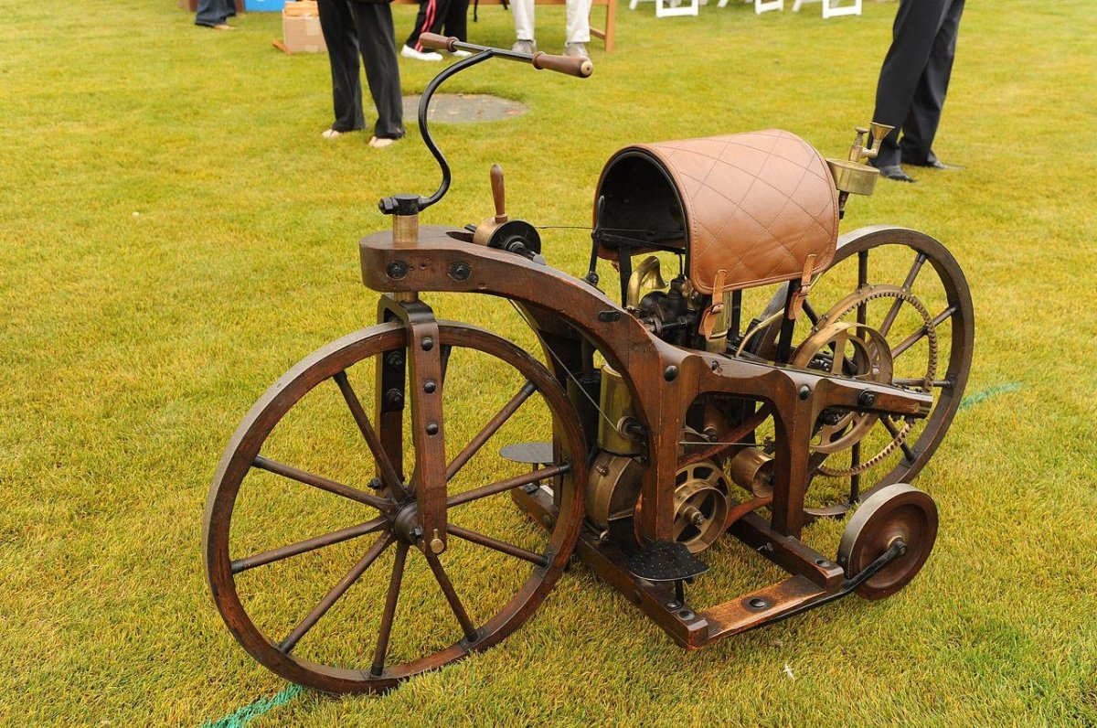 Daimler Reitwagen 1885 мотоцикл