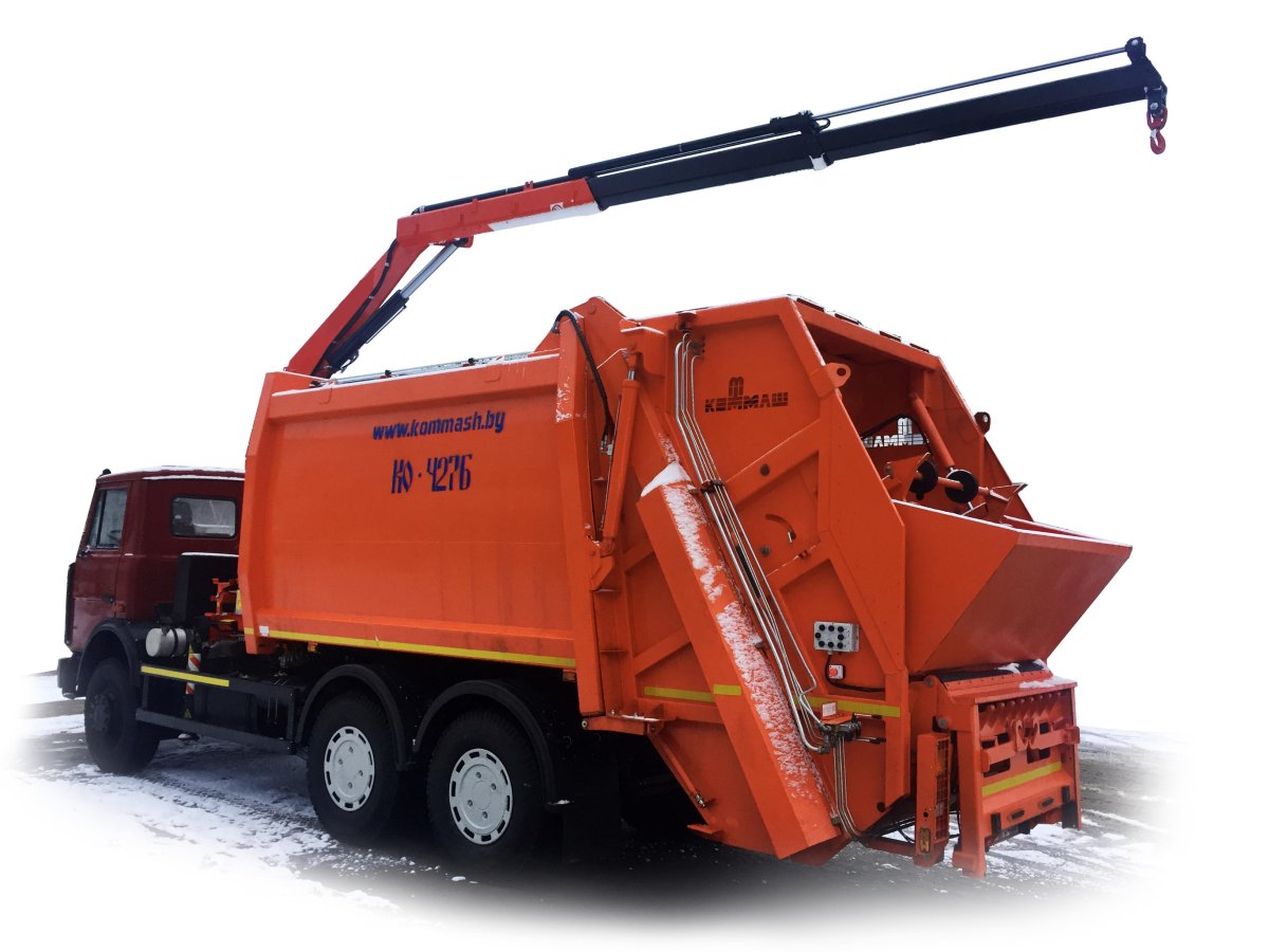 Мусоровоз КАМАЗ 65115 С КМУ