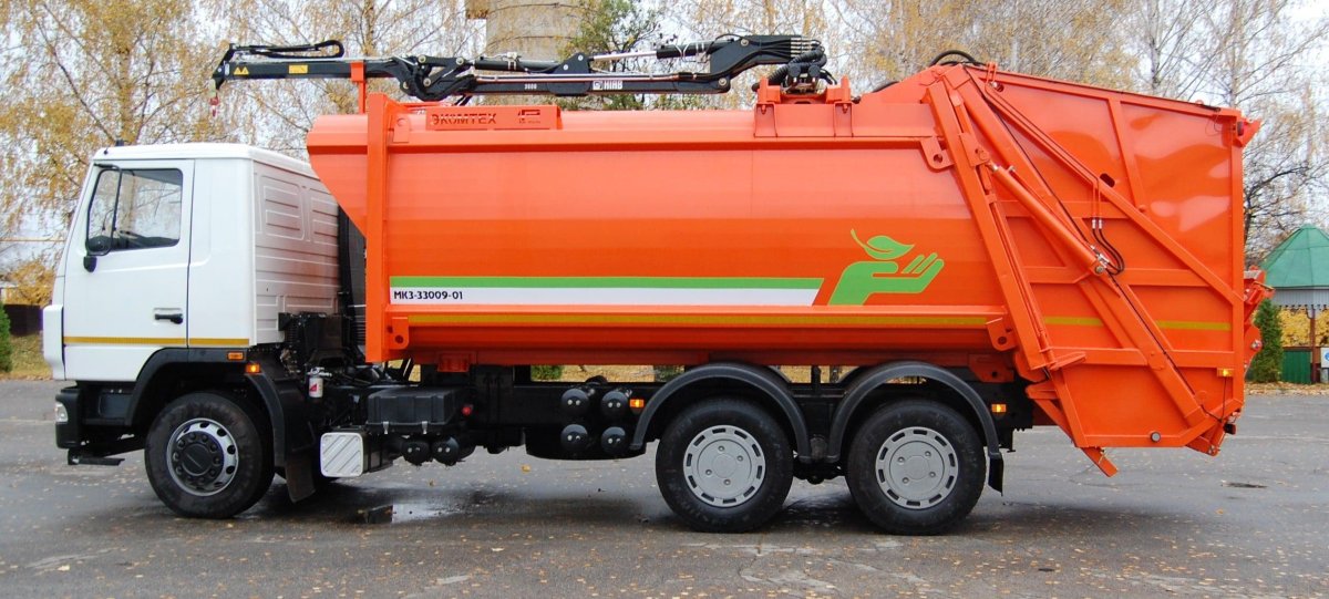 Мусоровоз МАЗ МКЗ 33009